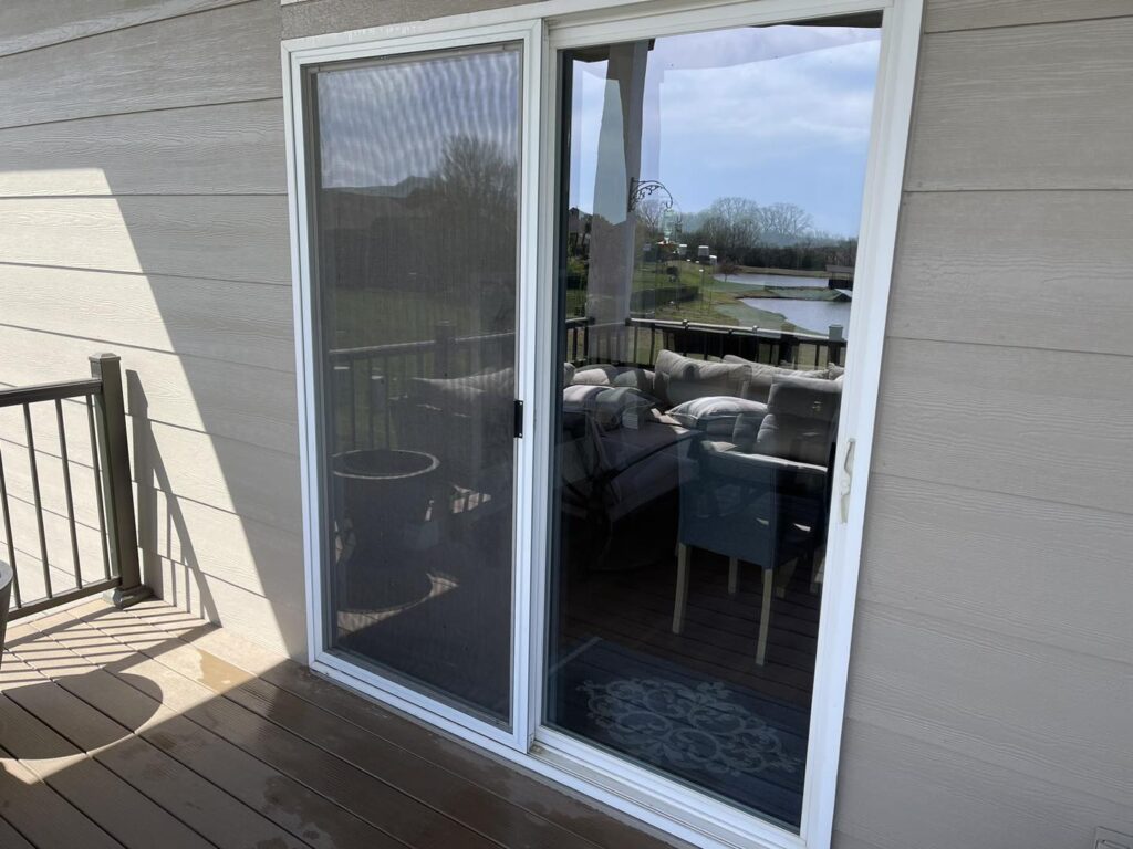 Window cleaning at a local property